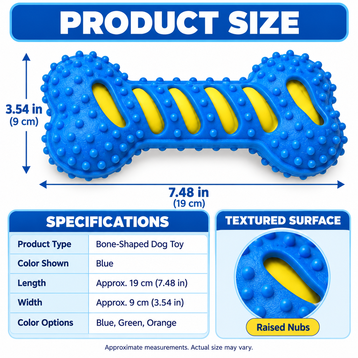 Bone-Shaped Dog Toy