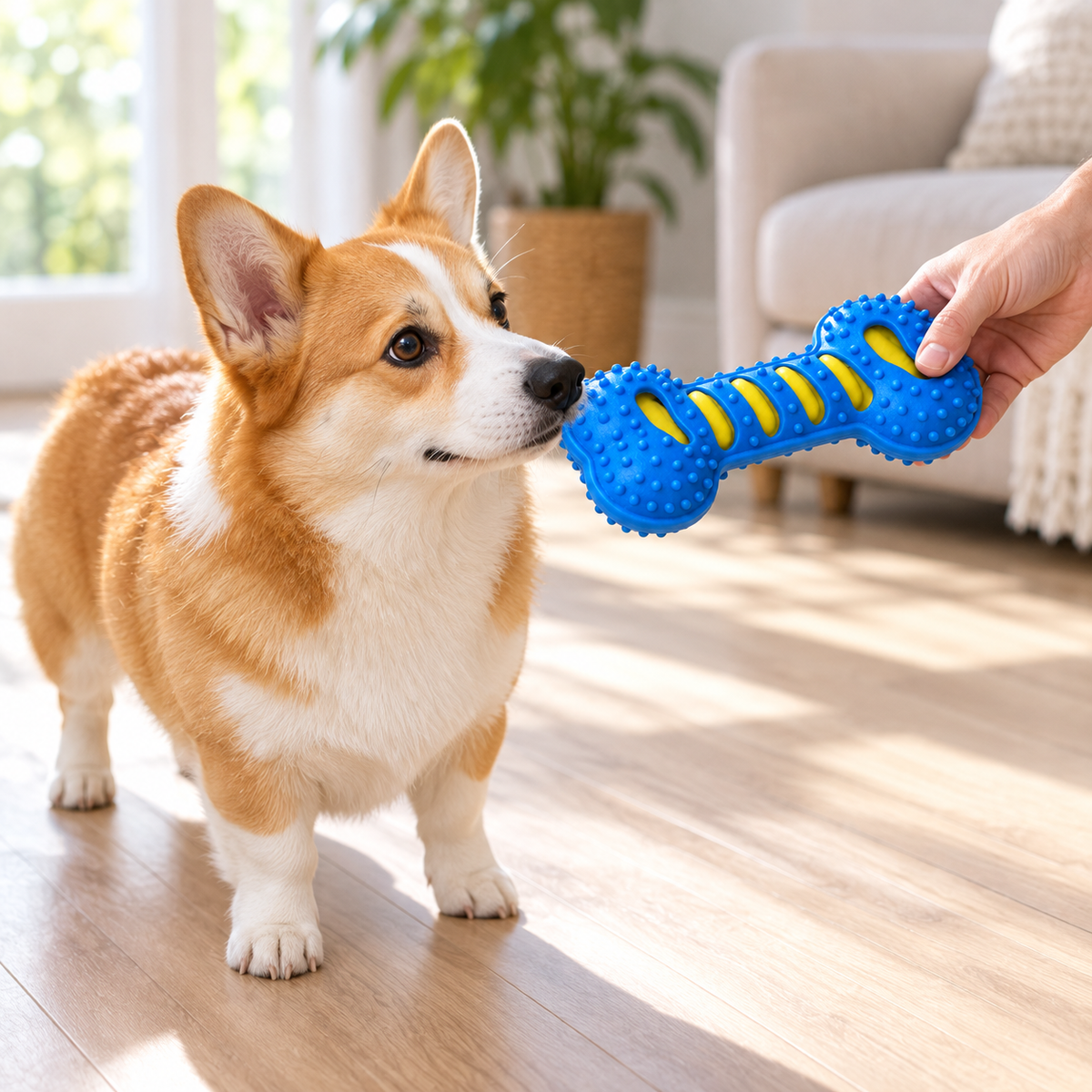 Bone-Shaped Dog Toy