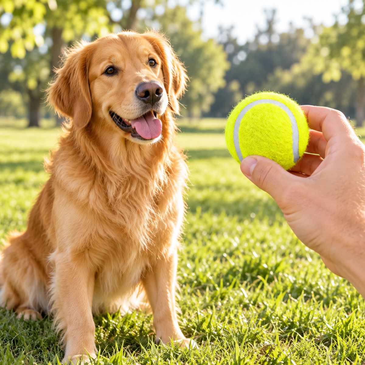 Dog Tennis Ball for Fetch — 6.3 cm
