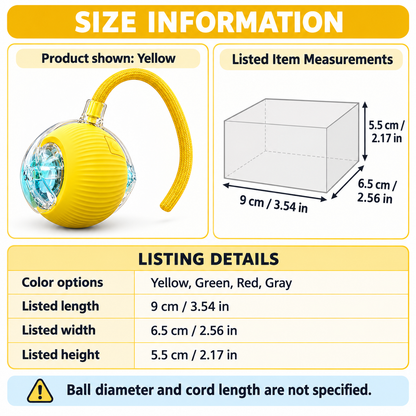 Interactive Rolling Pet Ball